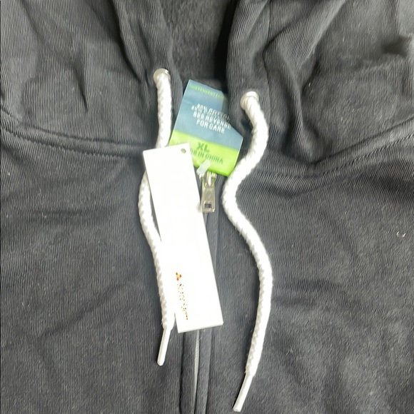 Black “State Farm” Zip Up Sweater with Full-Length Zipper - Picture 2 of 4